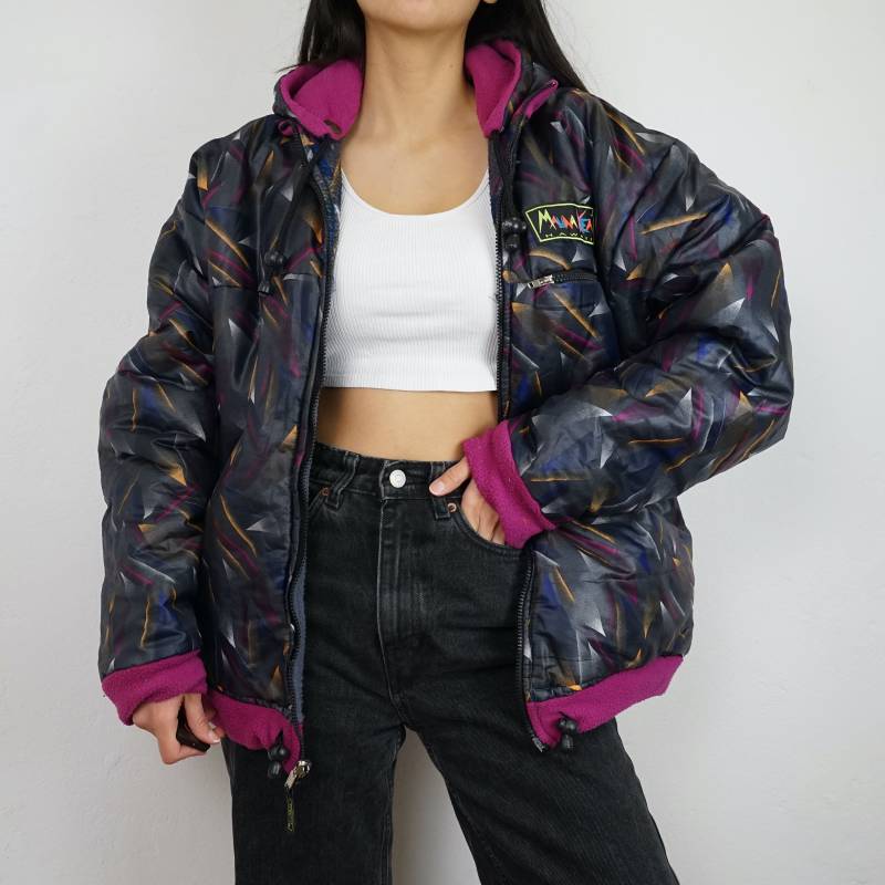 Vintage Reversible Fleece Ski Jacket Size M Snow Sport Jacket Warm Winter 90S Ski Snowboarding Vintage Reversible Fleece Ski Jacket Size M Snow Sport Jacket Warm Winter 90S Ski Snowboarding von youhadmeatvintageDE