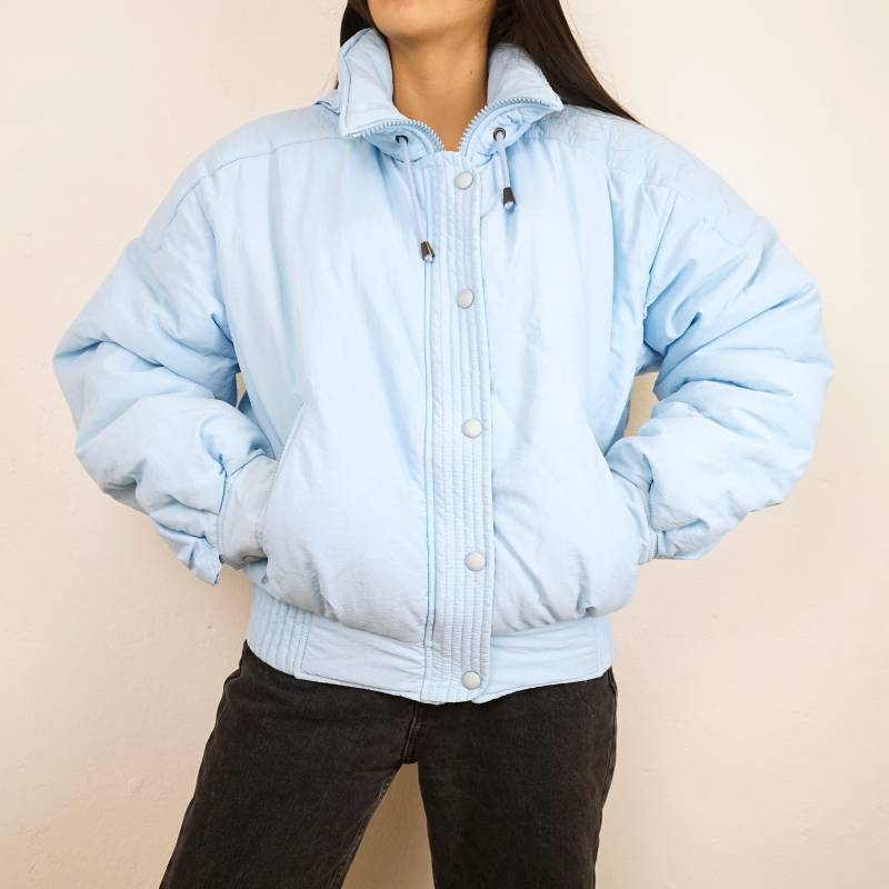 Vintage Ski Jacket Size S Baby Blue Warm Jacket Winter 90S Ski Snowboarding Vintage Ski Jacket Size S Baby Blue Warm Jacket Winter 90S Ski Snowboarding von youhadmeatvintageDE