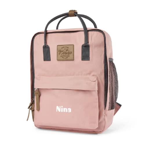 your surprise Kinderrucksack personalisiert mit Namen, perfekt als Kindergarten Rucksack - Kinderrucksack für Jungen und Mädchen selbst gestalten (Rosa) von your surprise