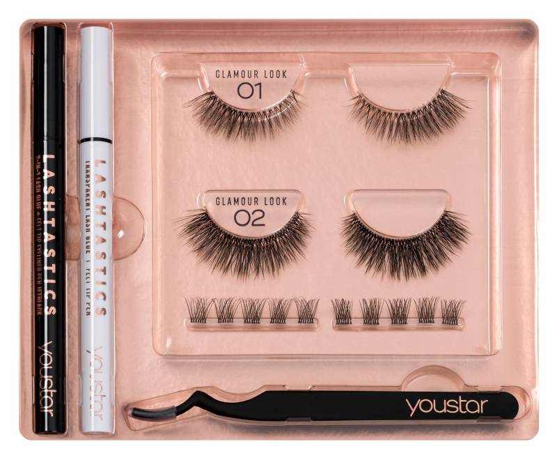 youstar Augen-Make-Up-Set youstar LASHTASTICS 3D Wimpern Set / Eyelash Set - Glamour Look von youstar