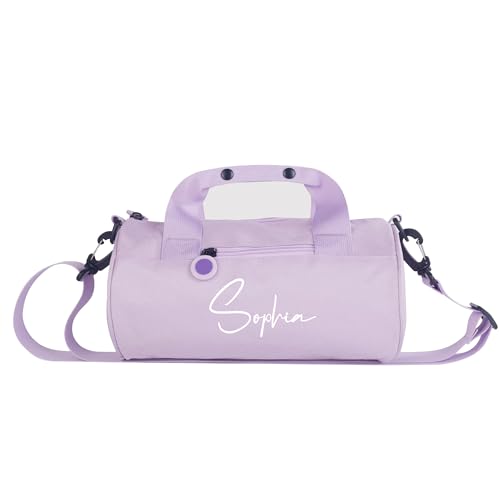 Personalisierte Tanztasche für Kinder Teenager Individueller Name Sporttasche Wasserdicht Seesack Taschen Übernachtung Wochenende Reisetaschen von yrozvw