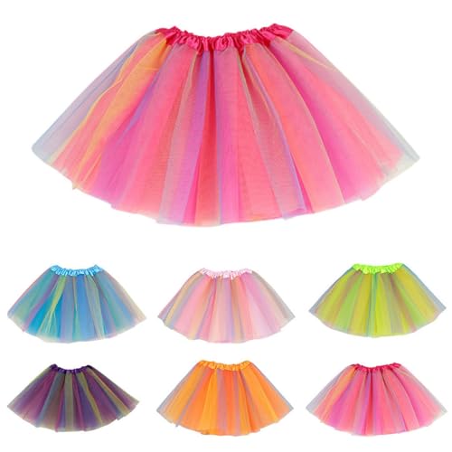 Baby Tutus Baby MäDchen Tutu Rock Kleinkind TüLl Kleid Rock Ballett Tutu Kleines MäDchen Fluffy Tutu Geburtstag Party Tutu MäDchen Tanz RöCke Prinzessin KostüM Weihnachten Halloween KostüM von yruphome