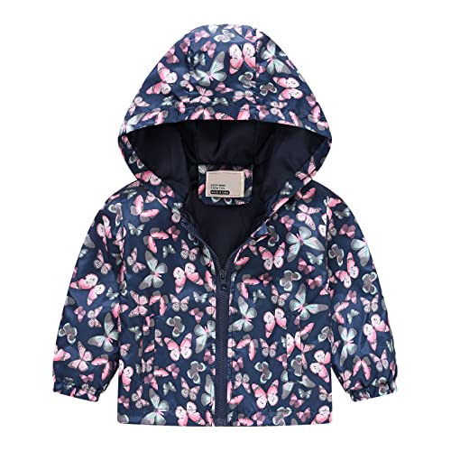 Kapuzenjacke Regenjacke ÜBergangsjacke Kleinkind Jungen MäDchen Winterjacke Leichte Winddichte Jacke Kinder LäSsige Windjacke Langarm ReißVerschluss Wanderjacke Mit Kapuze Kindermantel Outwear von yruphome