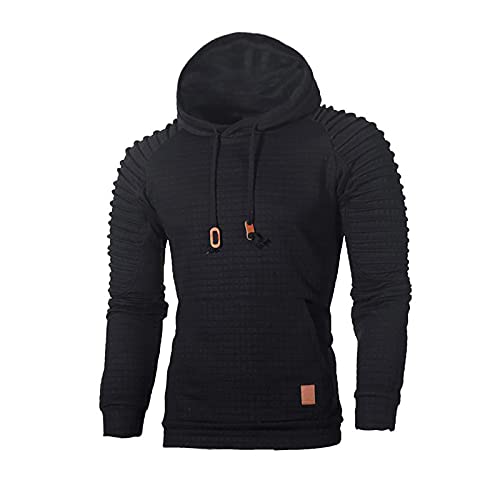 Kapuzenpulli ÜBergangsjacke Herren Jacke Zip Up Hoodies 2023 Kapuzenpulli Sweatshirt Winterjacke LäSsiges Top Fitness Pullover Lockerer Hoodie Warmer Sportlicher Pullover Jacke Langarm Streetwear von yruphome