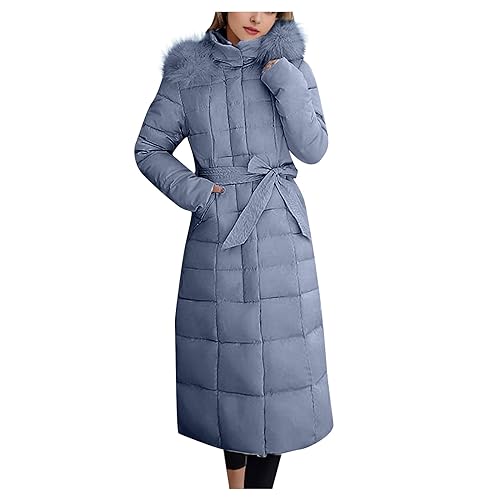 Langärmelige Warme Baumwolljacke Für Damen Im Herbst Und Winter Lange Daunenjacke Für Damen Mit Kapuze Wattierung Und Taschen Herbstmode Sweatshirt Mantel Oberbekleidung Langarmmantel Und Winter von yruphome