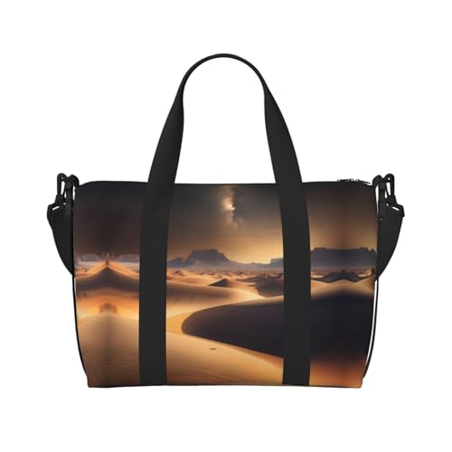 YUANGJHOP Desert Stars Druck Hand Reisetasche Persönliche Gegenstände Tasche Damen Handtasche Reise Große Umhängetasche mit Reißverschluss von yuangjhop