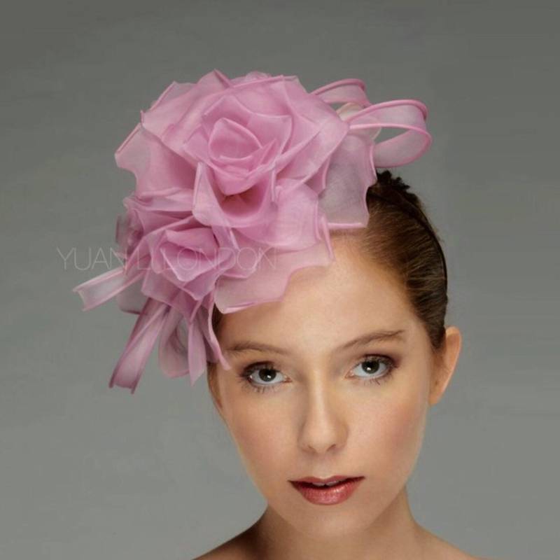 Flieder Rose Fascinator Royal Ascot Hochzeit Braut Brautjungfern Sommer-Hut Flieder Rose Fascinator Royal Ascot Hochzeit Braut Brautjungfern Sommer-Hut von yuanlilondonhats