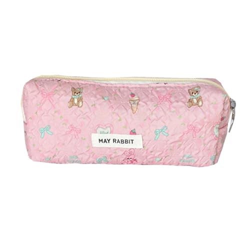 yufana Federmäppchen, Pencil Case, Pencil Case Aesthetic, die Cartoon-Tasche ist Klein und süß und Kann als Spielzeugtasche, Schlüsseltasche Verwendet Werden, Kosmetiktasche (Pink) von yufana