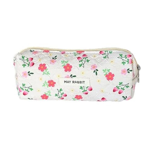 yufana Federmäppchen, Pencil Case, Pencil Case Aesthetic, die Cartoon-Tasche ist Klein und süß und Kann als Spielzeugtasche, Schlüsseltasche Verwendet Werden, Kosmetiktasche (Weiß) von yufana