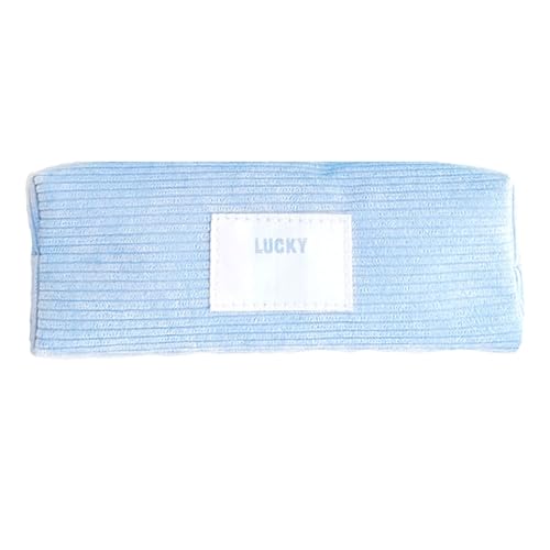 yufana Geblümtes Federmäppchen, Federmäppchen, Schreibwaren-Mäppchen, Federmäppchen für Mädchen, Leichtes Federmäppchen mit Blumenmuster (Hellblau342) von yufana