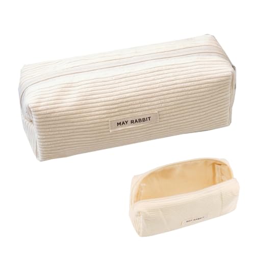 yufana Geblümtes Federmäppchen, Federmäppchen, Schreibwaren-Mäppchen, Federmäppchen für Mädchen, Leichtes Federmäppchen mit Blumenmuster (Weiß356) von yufana