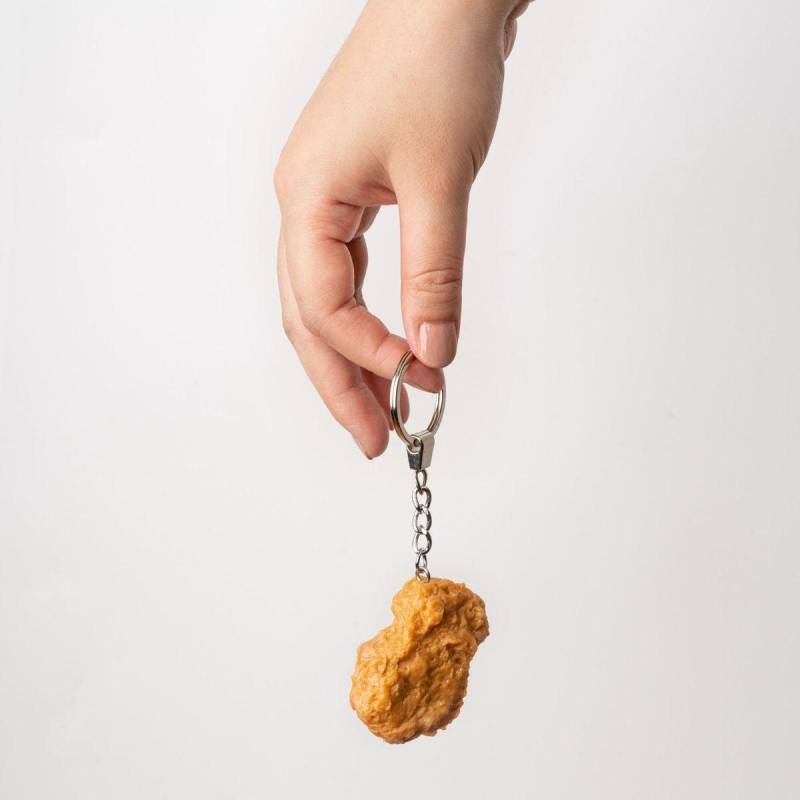 Chicken Nugget Schlüsselanhänger Fake Food Keychain von yumazingDE