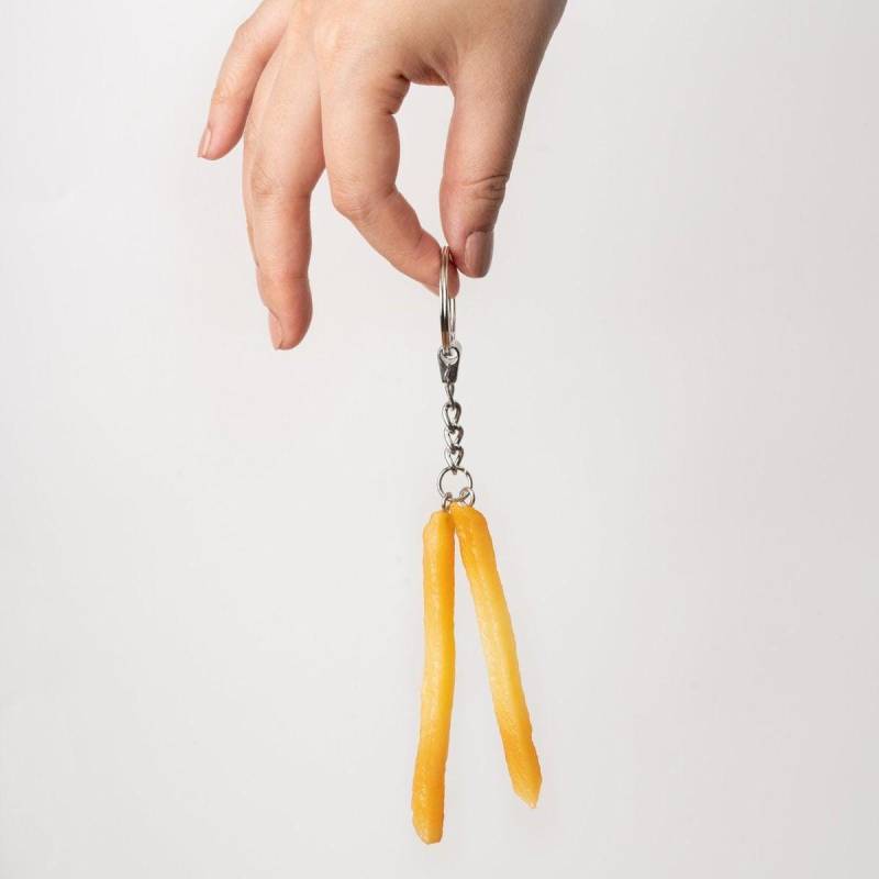 Pommes Frites Schlüsselanhänger Fake Food Keychain von yumazingDE