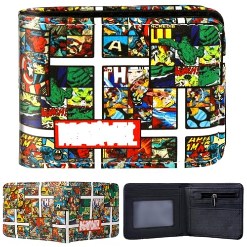 yumcute Geldbeutel Kinder, Faltbare Geldtasche Slim Portemonnaie Jungen Teenager,PU-Leder Cartoon Anime Münztasche Kartenhalter Portmonee Jungen yumcute Geldbeutel Kinder, Faltbare Geldtasche Slim Portemonnaie Jungen Teenager,PU-Leder Cartoon Anime Münztasche Kartenhalter Portmonee Jungen von yumcute