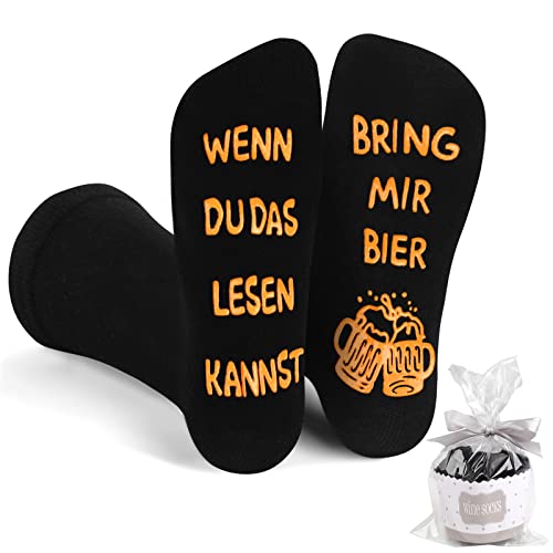 yumcute Lustige Socken, Bier Socekn Weihnachten Geburtstags Lustige Geschenk für Männer, FrauenBester Freund, Mama und Papa, Biergeschenke von yumcute