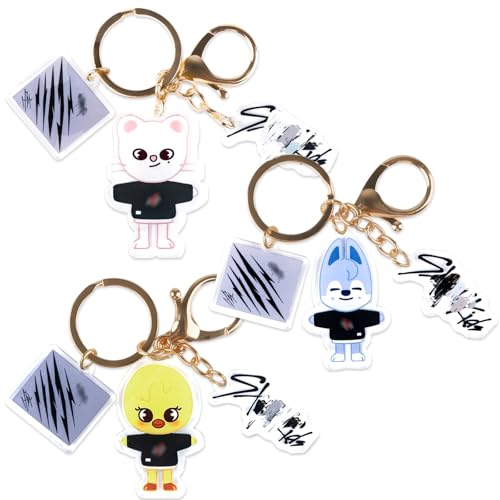 yumcute Sk Schlüsselanhänger, Cartoon für Kpop Fans, 3 Stück, Colorful, Unisex, Großes Kind yumcute Sk Schlüsselanhänger, Cartoon für Kpop Fans, 3 Stück, Colorful, Unisex, Großes Kind von yumcute