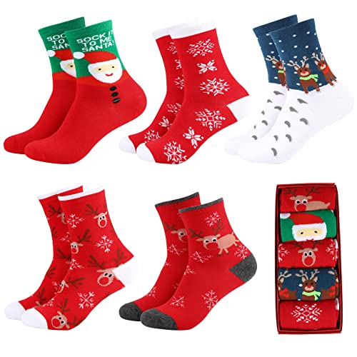 yumcute Weihnachtssocken Adventskalender Füllung Ideen Socken Adventskalender Weihnachtssocken Herren Weihnachtssocken Damen Weihnachtssocken Kinder Kuschelsocken Weihnachten Geschenke Warme Socken von yumcute