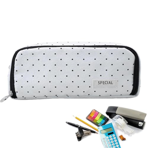 yupeuooe Federmäppchen Einfach - Federmäppchen Organizer - Weicher Kosmetik Organizer Beutel für Stifte Schere Lineal Radiergummi Büro Schule Reise von yupeuooe