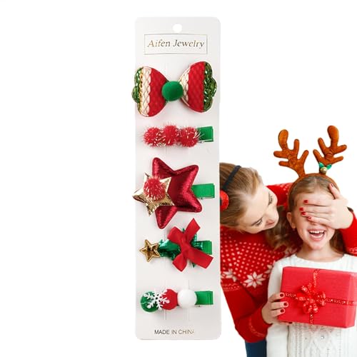 yupeuooe Haarspangen für das Haar – Urlaubs-Haarnadel-Set, festliche Haarnadeln, Set mit 5 Haarspangen für Mädchen und Frauen, Urlaubs-Haarschmuck von yupeuooe