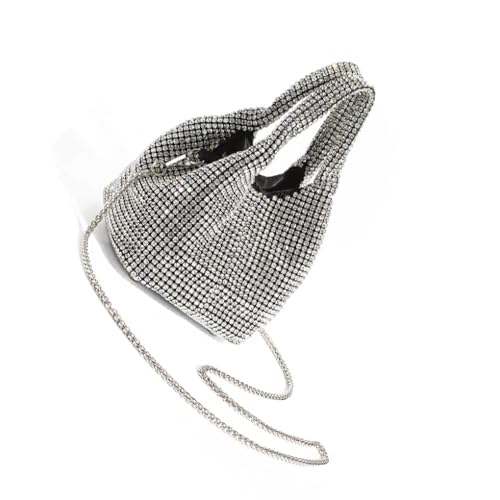 yuwqqoajv Damen Bling Bling Sparkle Geldbörse glänzt hell mit stilvoller Strass Handtasche, Kristall Kupplungen, Handtaschen, verstärkter Basis von yuwqqoajv