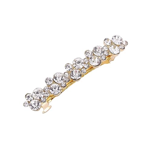 yuwqqoajv Exquisite Haarspangen Haarnadeln mit Perlen, einfach passende Stile für jeden Anlass, Perlen Frühlings Haarspangen für Frauen, E8407Weiße Diamanten von yuwqqoajv