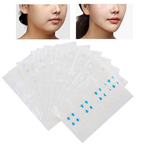 Facelifting Aufkleber, Face Lifting Tape, Gesicht V Shaper Lift, V Form Gesicht Verbergen, 40Pcs V Gesicht Unsichtbarer Aufzug Gesichts Aufkleber Verfassungs Gesichts Kinn Aufzug Auflagen von YUYTE