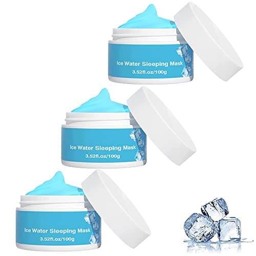 1/2/3 Stück Jskin Beauty Hydra Moist Ice Water Sleeping Mask, JSkin Hydramoist Ice Water Sleeping Mask, Hydra Moist Moisturizer Ice Water Sleeping Mask, Sleeping Mask for Women (3 Stück) von yuyuanDO