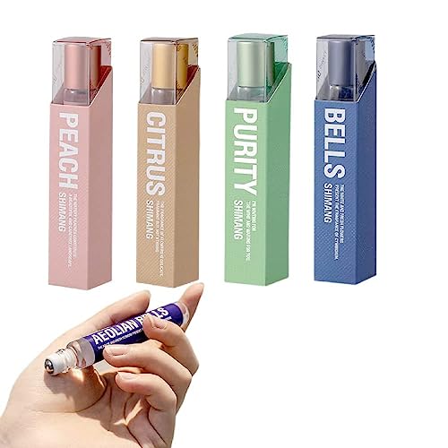 8 PCS Flysmus Lusty Pheromone Perfume, Secret Lusty Lure Pheromone Perfume, Lovers Seduction Perfume, Roll On Perfume Oil Peach Perfume, Pheromone Pocket Perfume Spray For Women Attract Men (C) von yuyuanDO