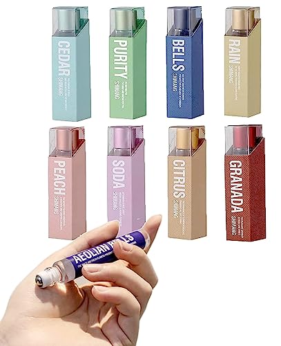 8 PCS Flysmus Lusty Pheromone Perfume, Secret Lusty Lure Pheromone Perfume, Lovers Seduction Perfume, Roll On Perfume Oil Peach Perfume, Pheromone Pocket Perfume Spray For Women Attract Men (D) von yuyuanDO