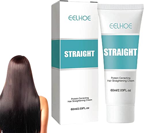 IVILA Haarglättungscreme | Haarglättungscreme Protein | Silk & Gloss Haarglättungscreme | Seidige & glänzende Haarglättungscreme | Hair Straightening Cream Für Frauen Männer Alle Haartypen (1Stück) von yuyuanDO