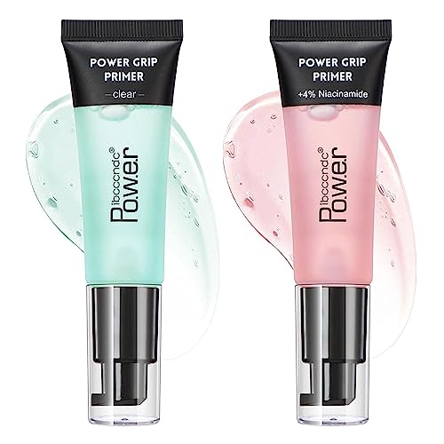 Power Grip Foundation Grundierung, Power Grip Grundierung Primer-Gesichts-Make-up, Langanhaltende Feuchtigkeitsspendende Grundierung mit Hyaluronsäure Für Glättende Haut Spendet (2pcs) von yuyuanDO