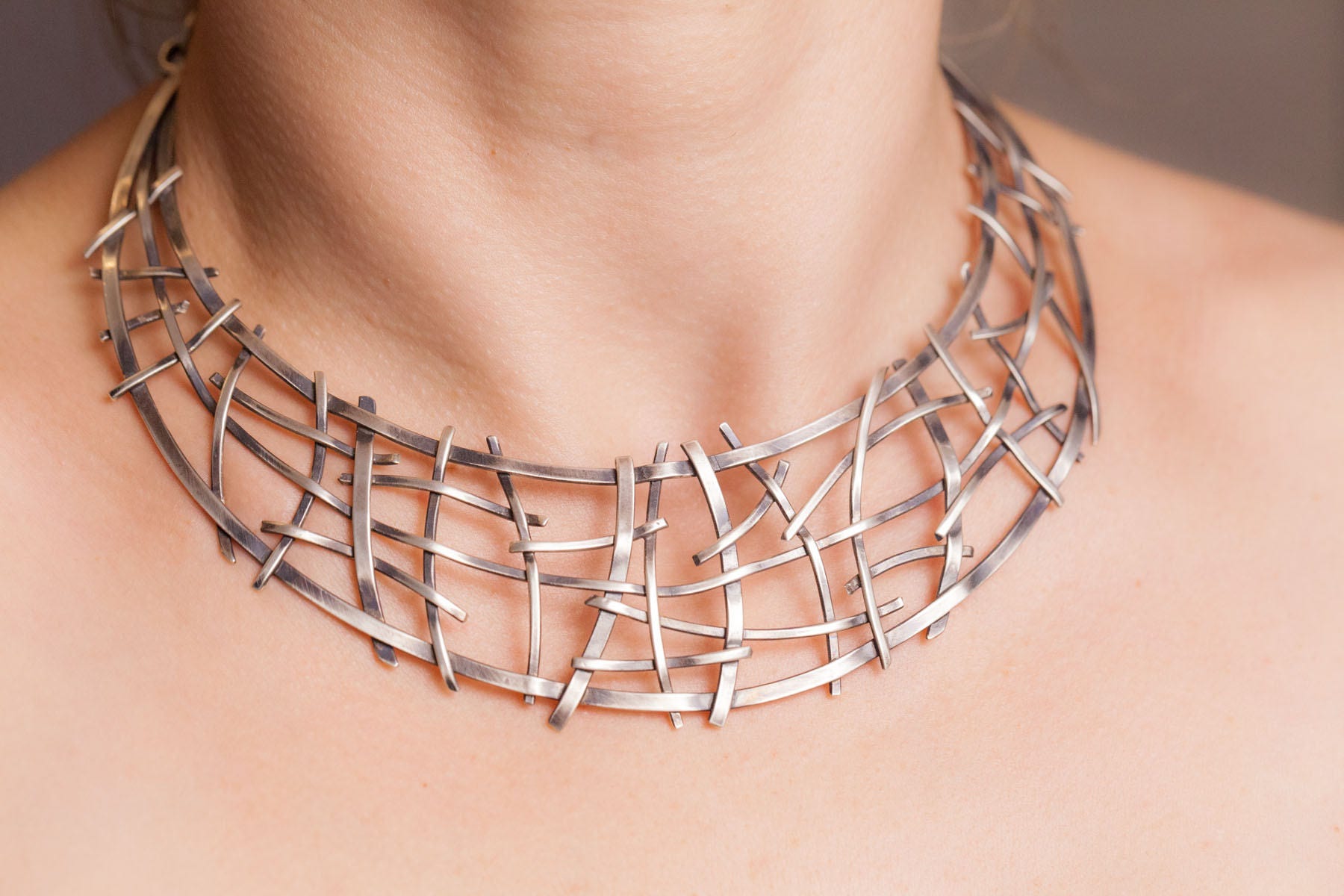 Halsreif - Gittergeflecht No.6 von yvedesign