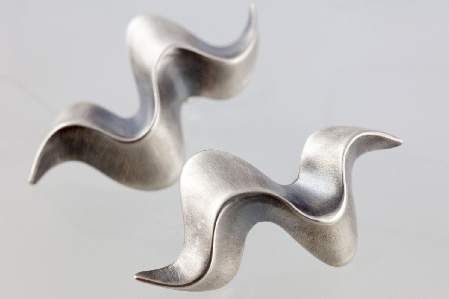 Ohrstecker "Wave No.1" von yvedesign