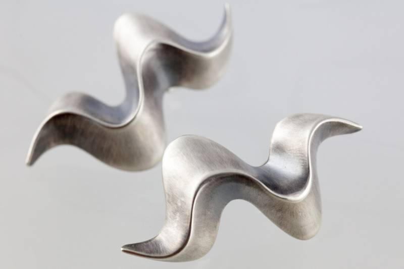 Ohrstecker "Wave No.1" von yvedesign