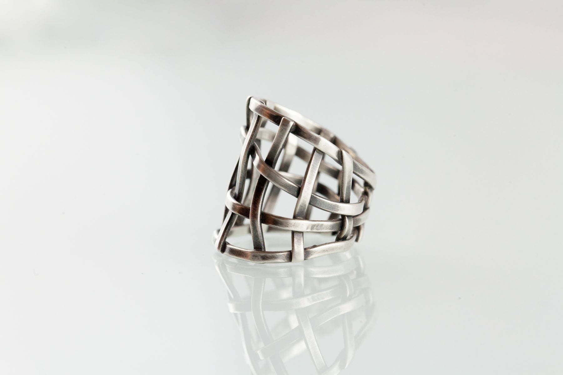 Ring - Gittergeflecht No.5 von yvedesign