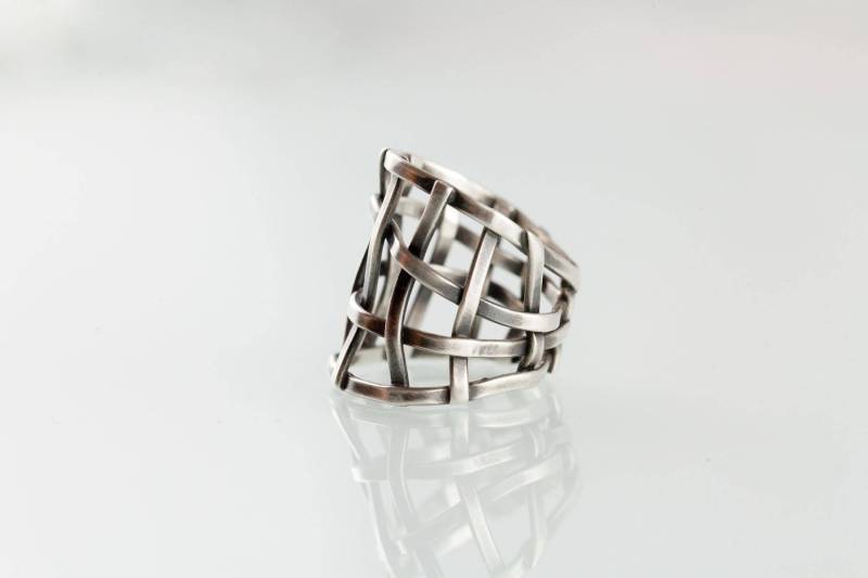 Ring - Gittergeflecht No.5 von yvedesign
