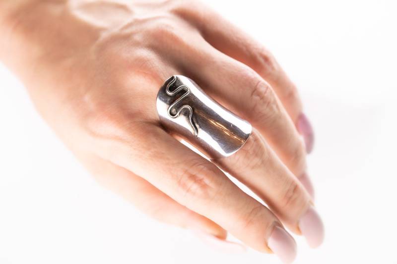 Ring-Manschette „Wave No.11" von yvedesign