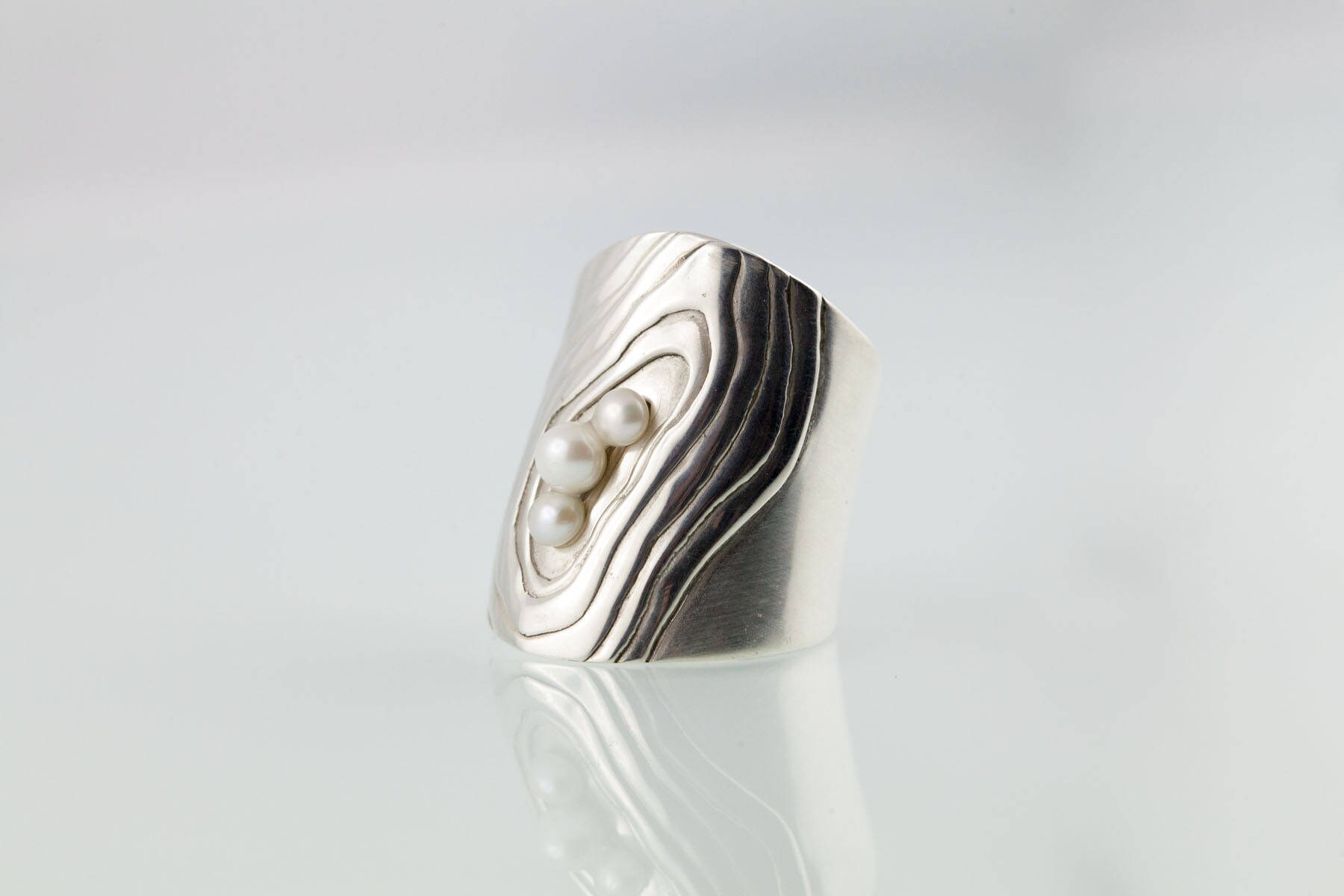 Ring-Manschette - Perlentaucher No.9 von yvedesign