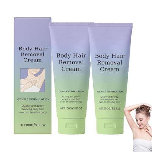 Luuma Gesichtshaarentfernungscreme,schmerzfreie Haarentfernung für das Gesicht, feuchtigkeitsspendend und pflegend, sanfte Körper- und Gesichtshaarentfernung für Frauen und Männer (2pcs) von yxcully