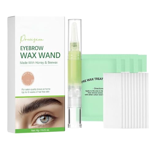 yybng Brow Wax Kit - Augenbrauen Enthaarungsset für Frauen | Haarentfernungs Tool Für Ohren Nase Beine Körper Heimgebrauch von yybng