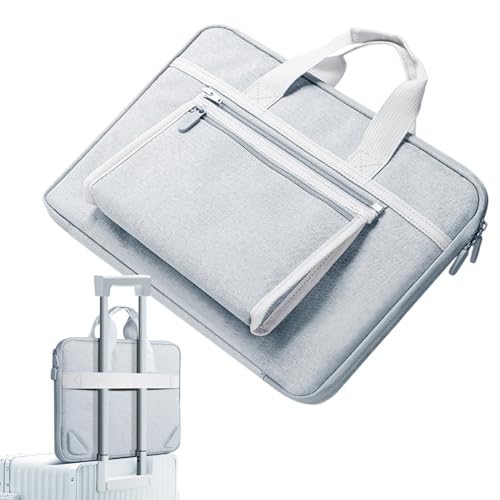yybng Computer Laptoptasche | Schutzcase Aus Oxford-Stoff Wasserdicht,Stoßfeste Organizer-Tasche Für Berufstätige Reisende Akademiker von yybng