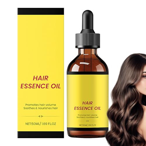 yybng Haaröl für trockenes Haar,50ml Stärkendes Glättendes Haaröl | Haarausfall Frauen Pflegendes Wachstumsöl - Für Mädchen Männer Frauen Kurzes Langes Gefrizzeltes Lockiges Haar von yybng