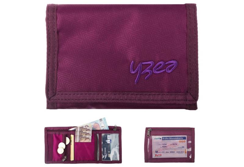 yzea® Geldbörse Schülerbörse Klettbörse Schüler Börse Geldbeutel, Portemonnaie Wallet mit Schlüsselkette Schule Kinder + Trinkflasche von yzea®