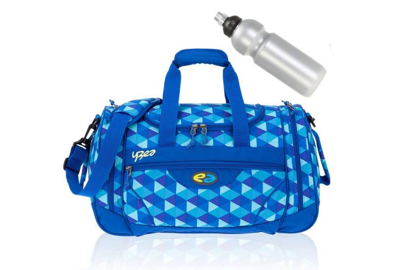 yzea® Sporttasche Jungen Mädchen Sports 52 cm 26 Liter mit Schuhfach, Naßfach, Freizeittasche Tasche Damen Herren Kinder + Trinkflasche von yzea®