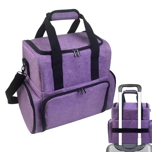 Nagellack-Organizer, Make-up-Aufbewahrungstasche für Reisen, große Kapazität, multifunktionale Tasche mit herausnehmbaren Trennwänden, Mani Halter, Violett, Consulte la descripción, Siehe Beschreibung Nagellack-Organizer, Make-up-Aufbewahrungstasche für Reisen, große Kapazität, multifunktionale Tasche mit herausnehmbaren Trennwänden, Mani Halter, Violett, Consulte la descripción, Siehe Beschreibung von yztju