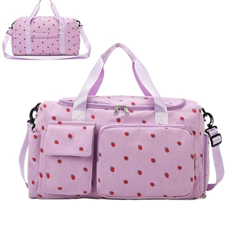 Übernachtbeutel | Trainingsbeutel Mit Großer Kapazität Mit Schuhenfach - Wiederverwendbarer Kleiderbehälter, Fitnessstudio -Reisetaschen Für Frauen, Die Sie In Der Ganzen Menge Hervorstechen Lassen von yztju