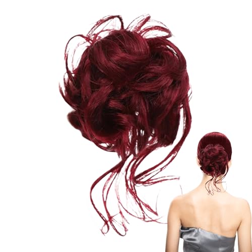 Unordentlicher Dutt Haarklammer | Klammer Dutt Haarteil Für Frauen | Frisuren Accessoires Pferdeschwanzhalter Haarteile Für Hochzeitsbraut Verabredung Alltagslook Party von yztju