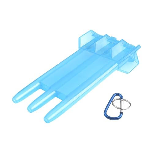 yztju Dart-Aufbewahrungsbox, hartes Dart-Etui,Dartetuis für Steeldarts und Softdarts | Light Weight Dart-Hüllen für Steel-Darts, tragbare transparente Dart-Geldbörse mit Verschlussschnalle für von yztju