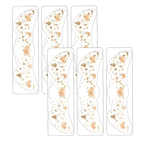 yztju Make-up-Patches, Make-up-Aufkleber,Speckles Patches Wasserfest - Gesichts-Make-up-Patches, 6er-Set, adjustable mit künstlichen Sprenkeln, niedliche Gesichts-Patches für Frauen von yztju
