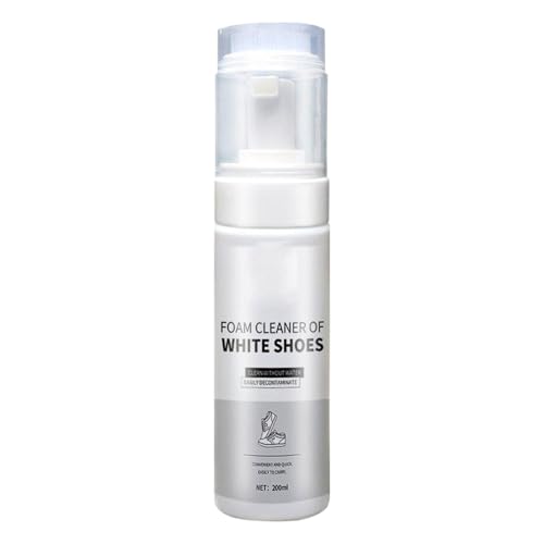 yztju Schuhreiniger,200 ml Sneaker-Reiniger mit Bürste für Textilien | Schmutz Entferner Für Sneaker Männer Frauen Sportler Haushalt Reise von yztju